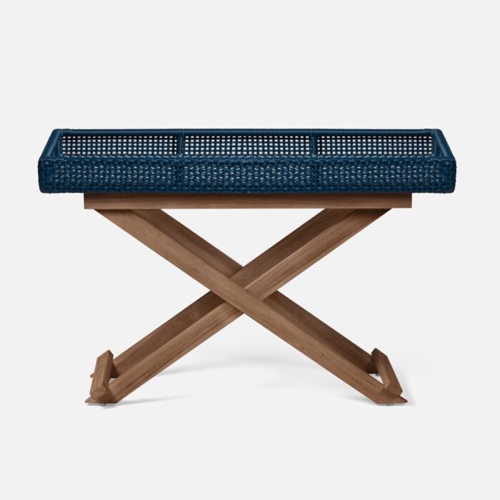 Avanna Console: Teak & Wicker