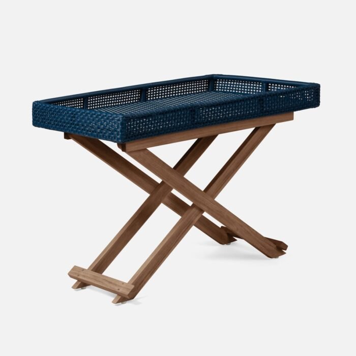 Avanna Console: Teak & Wicker