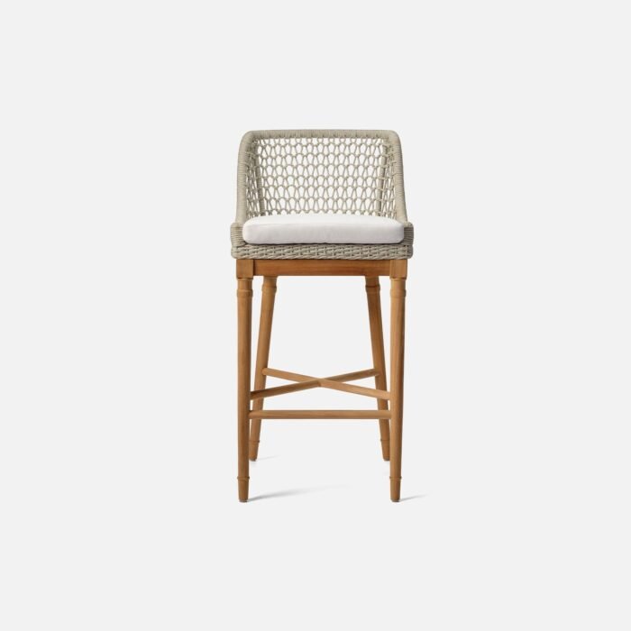 Chadwick Teak & Rope Bar Stool