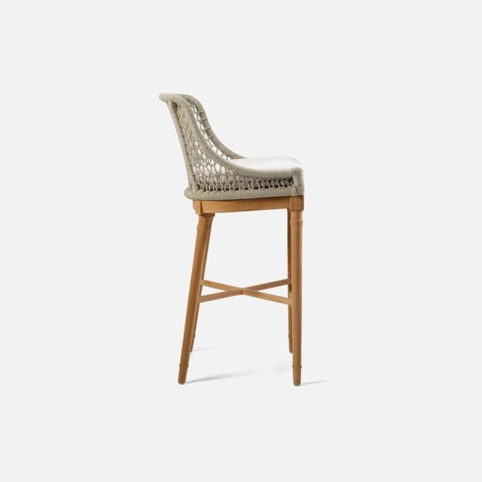 Chadwick Teak & Rope Bar Stool