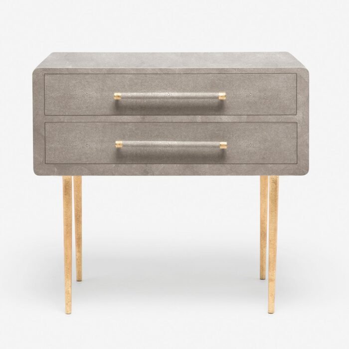 Faux Shagreen '50s-Inspired Gadner Nightstand