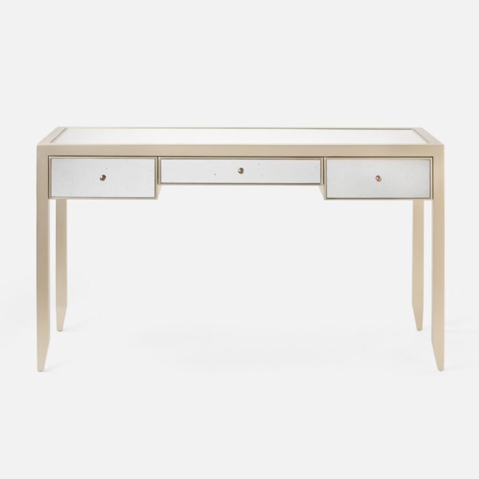 Mia Silver Mirrored Desk