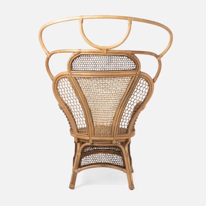 Safiya Rattan Wing Chair