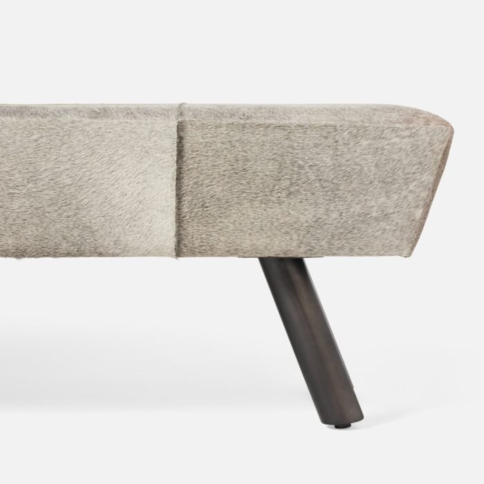 Trent Modern Hair-on-Hide Bench