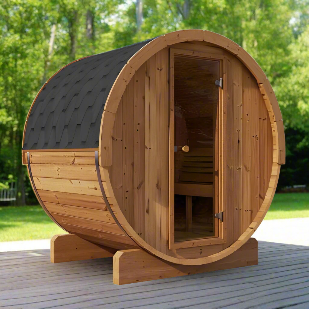 Forever Saunas Forever Saunas Thermally Treated 2-Person Sauna With Back Window - Ready To Ship! Forever Saunas Forever Saunas Thermally Treated 2-Person Sauna With Back Window - Ready To Ship!