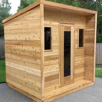 True North Saunas True North Canadian Made 5 Person Outdoor Traditional Cabin Sauna