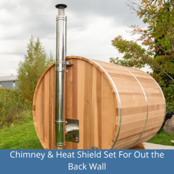 Dundalk LeisureCraft Dundalk LeisureCraft Canadian Timber Serenity 3-4 Person Barrel Sauna CTC2245W