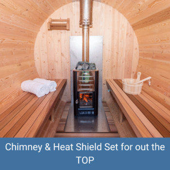 Dundalk LeisureCraft Dundalk LeisureCraft Canadian Timber Serenity 3-4 Person Barrel Sauna CTC2245W