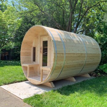 Dundalk LeisureCraft Dundalk LeisureCraft Canadian Timber Tranquility 4-5 Person Barrel Sauna CTC2345