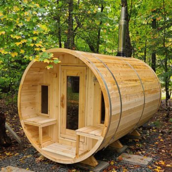 Dundalk LeisureCraft Dundalk LeisureCraft Canadian Timber Tranquility 4-5 Person Barrel Sauna CTC2345