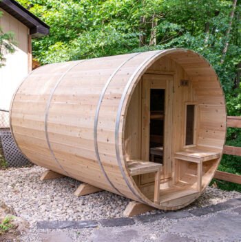 Dundalk LeisureCraft Dundalk LeisureCraft Canadian Timber Tranquility 4-5 Person Barrel Sauna CTC2345