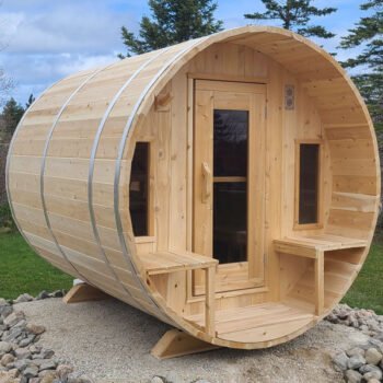 Dundalk LeisureCraft Dundalk LeisureCraft Canadian Timber Tranquility 4-5 Person Barrel Sauna CTC2345