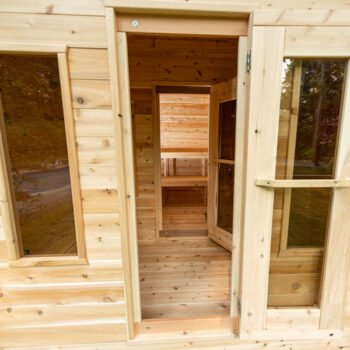 Dundalk LeisureCraft Dundalk LeisureCraft Canadian Timber Georgian 5-6 Person Cabin Sauna With Changeroom