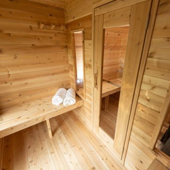 Dundalk LeisureCraft Dundalk LeisureCraft Canadian Timber Georgian 5-6 Person Cabin Sauna With Changeroom