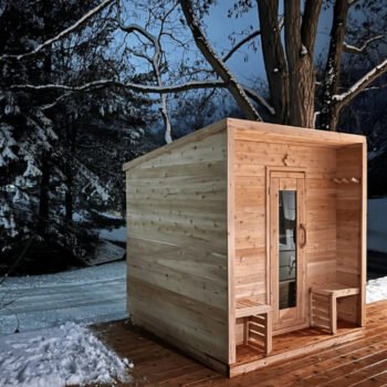 True North Saunas True North Canadian Made 5 Person Outdoor Traditional Cabin Sauna