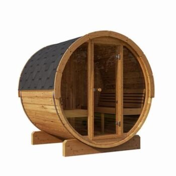 Forever Saunas Forever Saunas Thermally Treated 4-Person Sauna With Full Front Glass View - Ready To Ship!