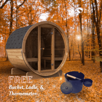 Forever Saunas Forever Saunas Thermally Treated 4-Person Sauna With Full Front Glass View - Ready To Ship!