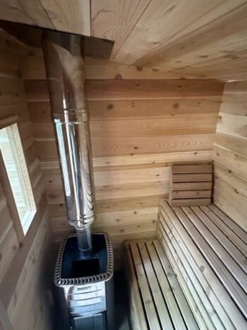 True North Saunas True North Canadian Made 5 Person Outdoor Traditional Cabin Sauna