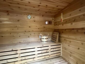 True North Saunas True North Canadian Made 5 Person Outdoor Traditional Cabin Sauna