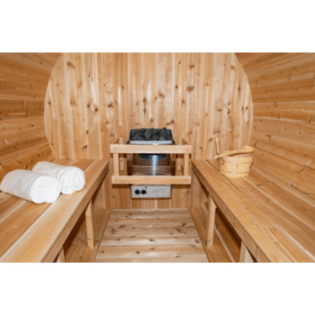 Dundalk LeisureCraft Dundalk LeisureCraft Canadian Timber Serenity 3-4 Person Barrel Sauna CTC2245W