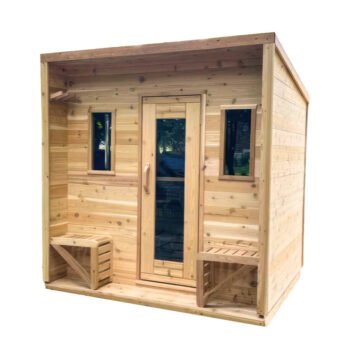 True North Saunas True North Canadian Made 5 Person Outdoor Traditional Cabin Sauna