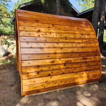 True North Saunas True North Canadian Made 4-8 Person Outdoor Traditional Large Pod Sauna