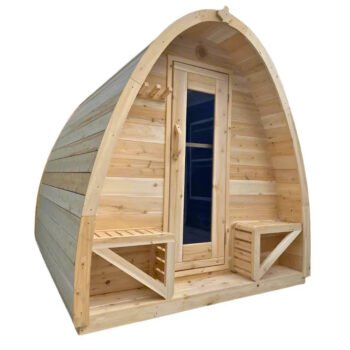True North Saunas True North Canadian Made 4-8 Person Outdoor Traditional Large Pod Sauna