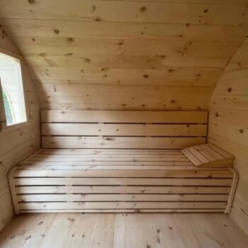 True North Saunas True North Canadian Made 4-6 Person 8' Long Outdoor Traditional Barrel Sauna