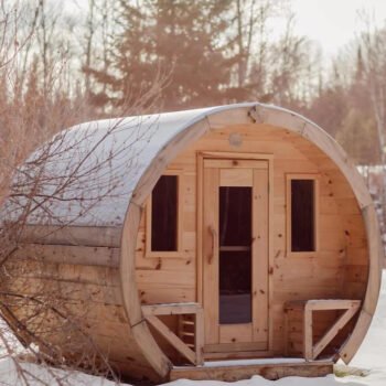 True North Saunas True North Schooner Canadian Made 2-8 Person Outdoor Traditional Barrel Sauna