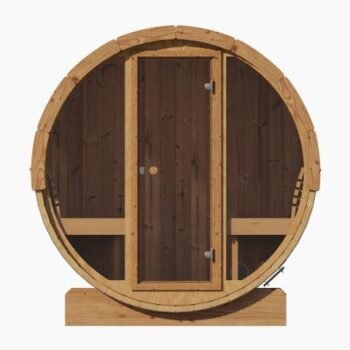 Forever Saunas Forever Saunas Thermally Treated 4-Person Sauna With Full Front Glass View - Ready To Ship!
