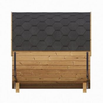 Forever Saunas Forever Saunas Thermally Treated 4-Person Sauna With Full Front Glass View - Ready To Ship!