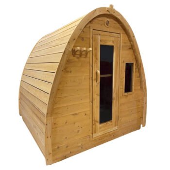 True North Saunas True North Canadian Made 4-8 Person Outdoor Traditional Tiny Pod Sauna