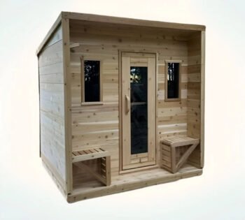 True North Saunas True North Canadian Made 5 Person Outdoor Traditional Cabin Sauna